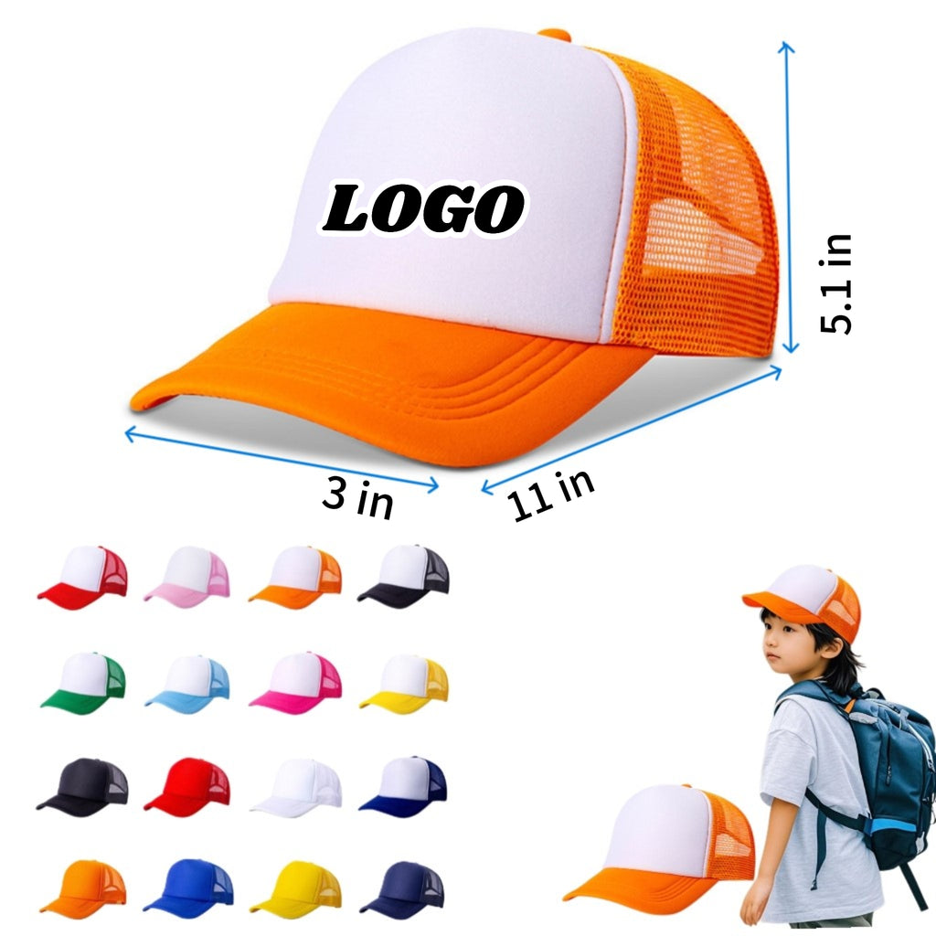 Summer Children's Sun Shielding Mesh Cap