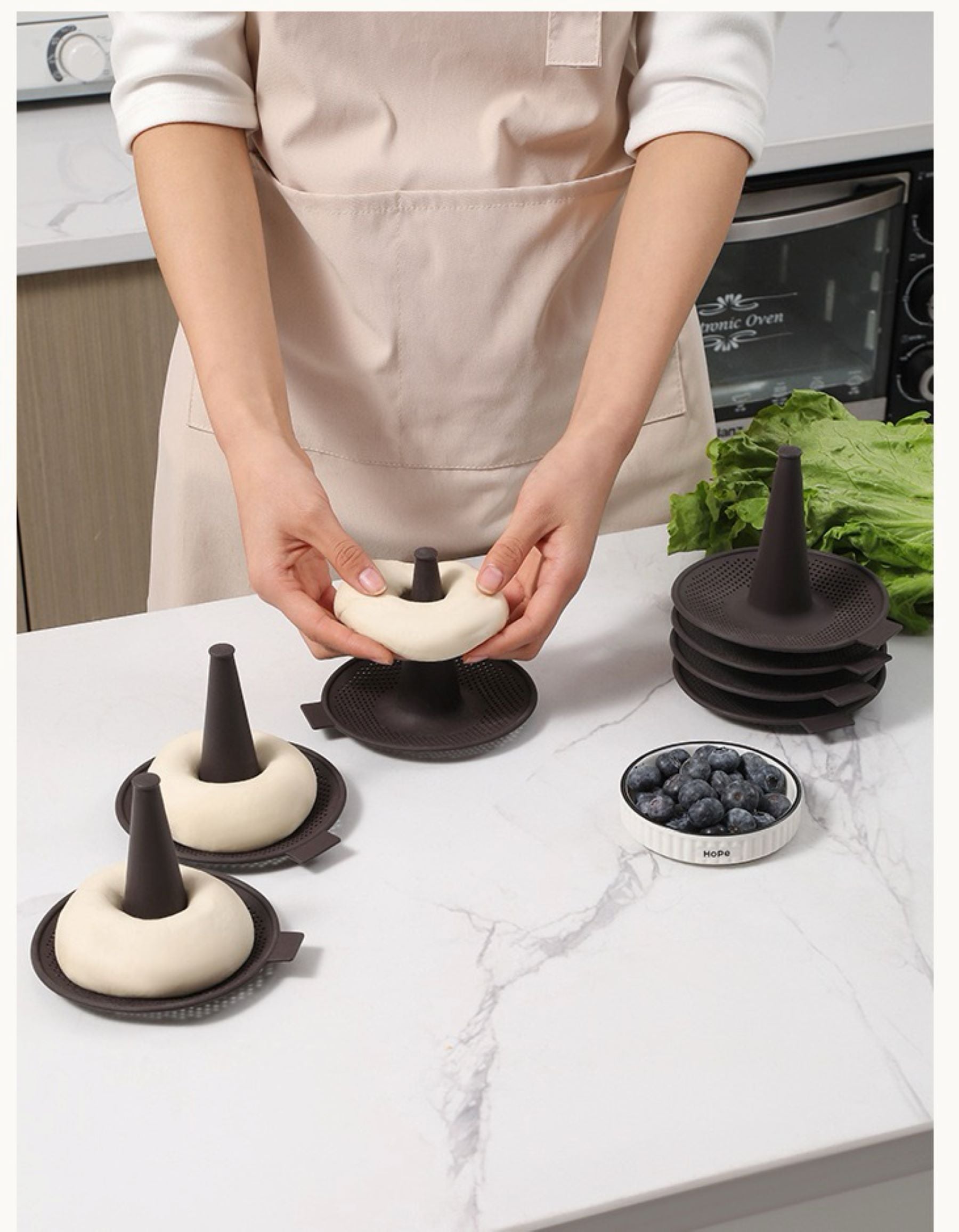 Silicone Doughnut Mold (Six Packs)