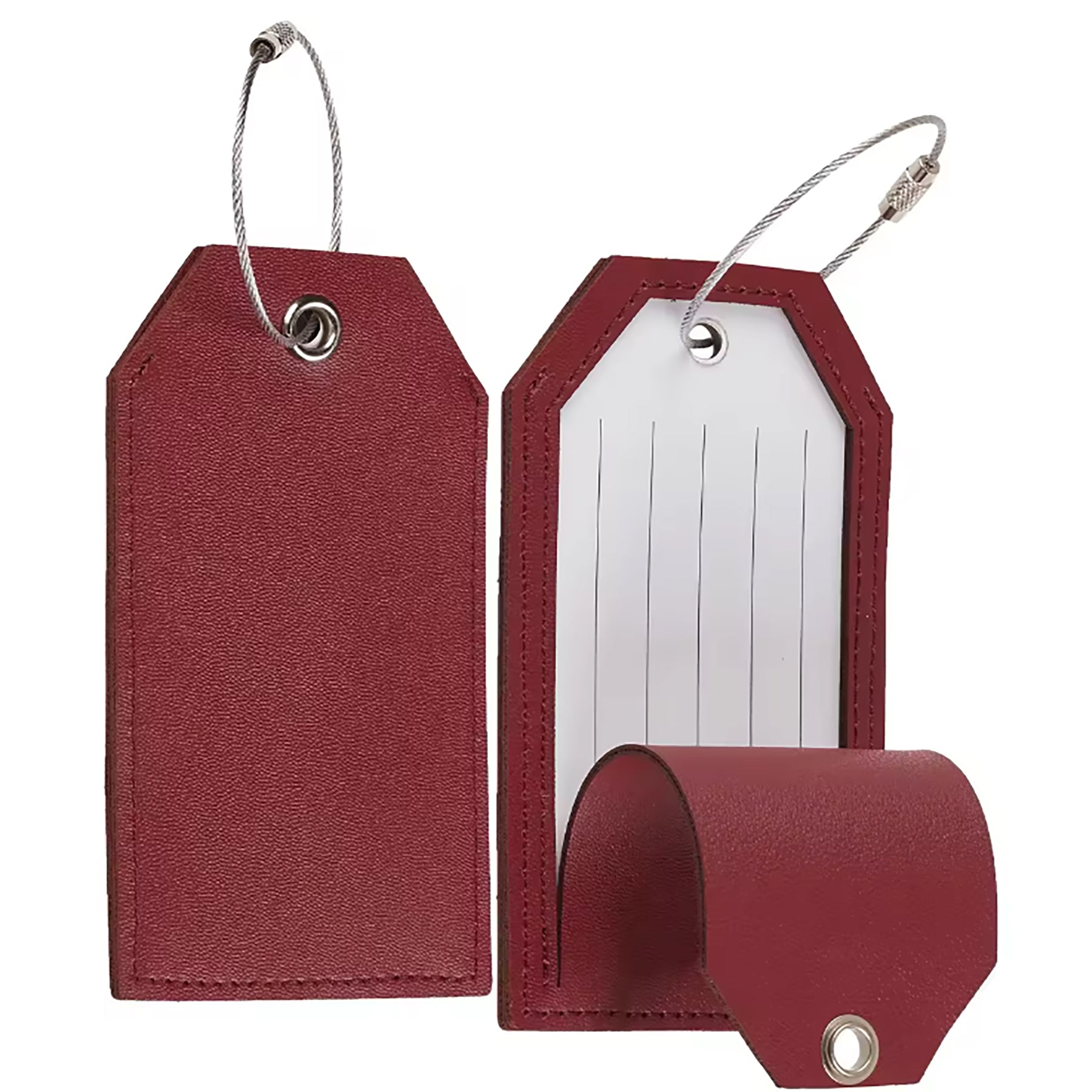 PU Leather Luggage Tag