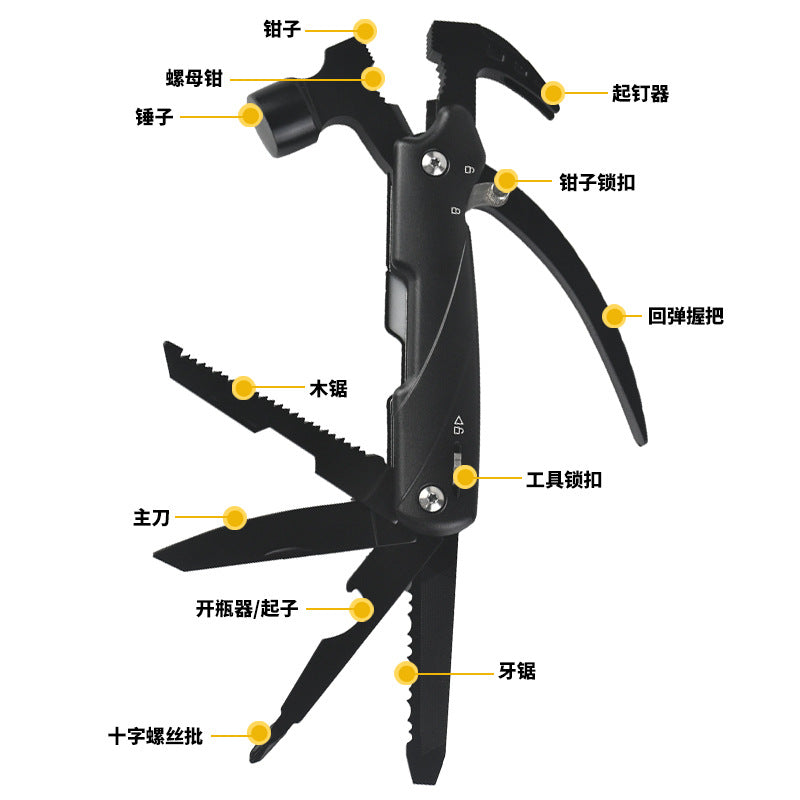 Survival Multitool Hammer For Camping