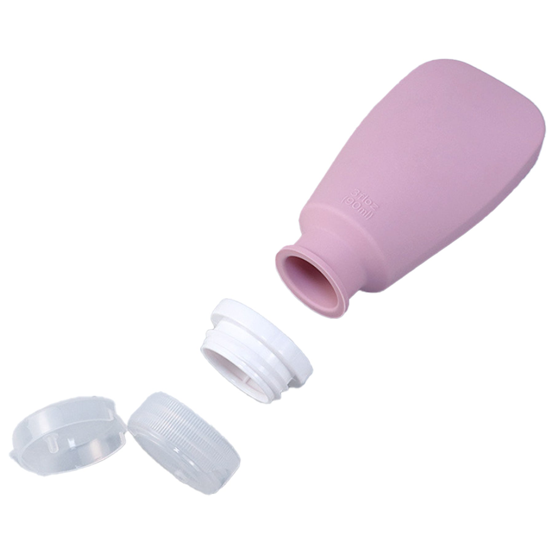 Silicone Dispenser Bottle Portable Squeeze Cosmetics