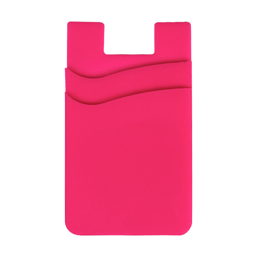Dual Pocket Silicone Phone Wallet
