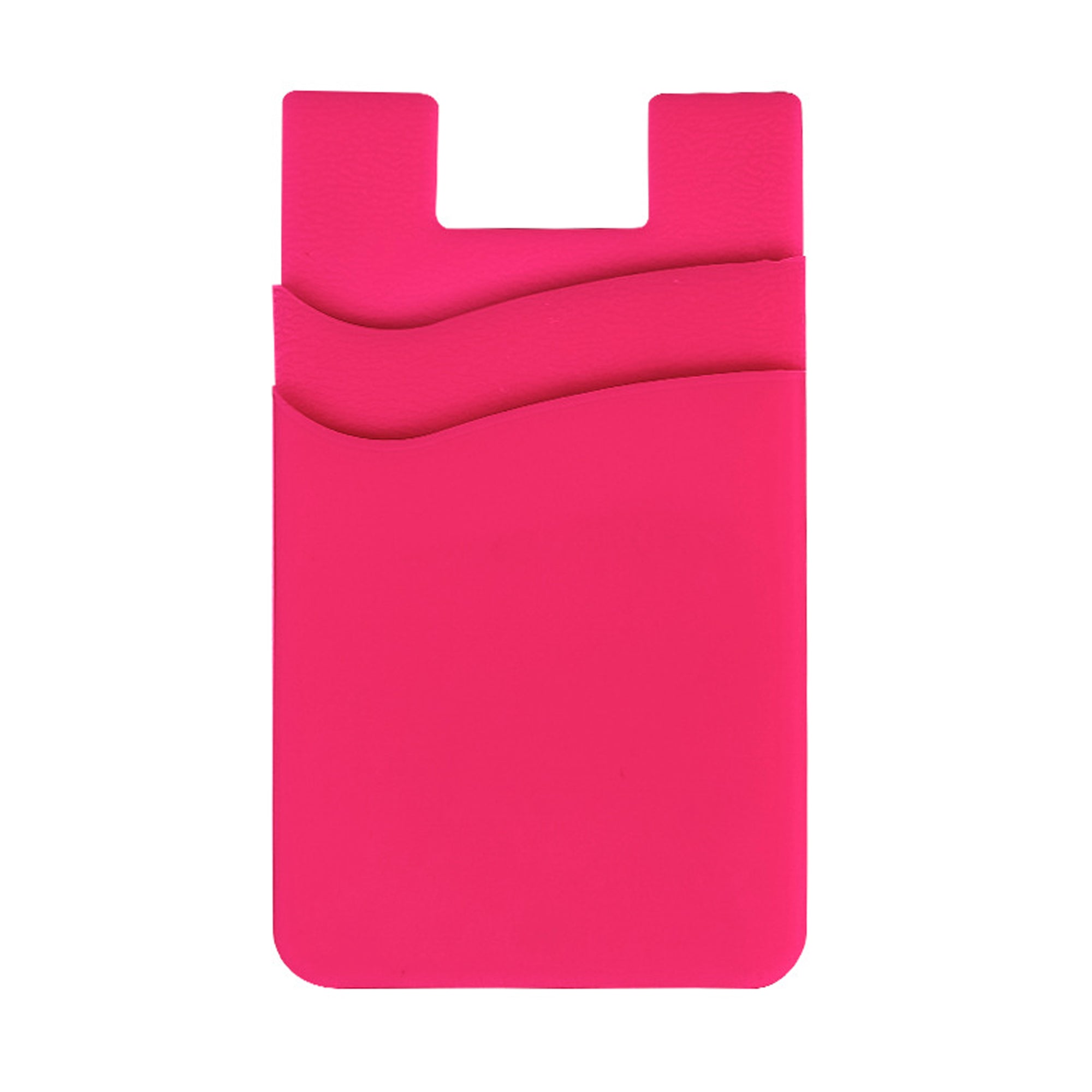 Dual Pocket Silicone Phone Wallet