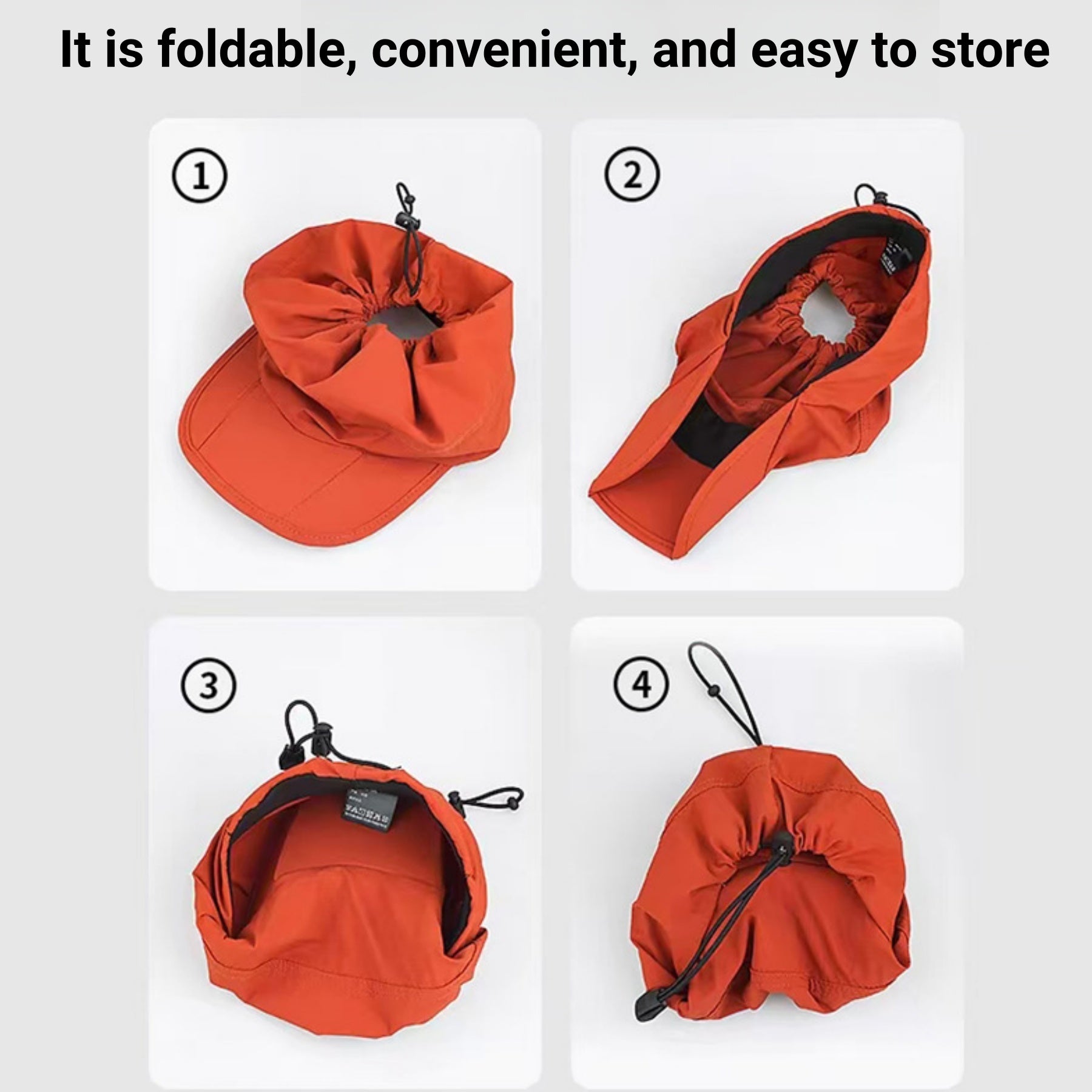 Portable Quick-Dry Visor Baseball Cap