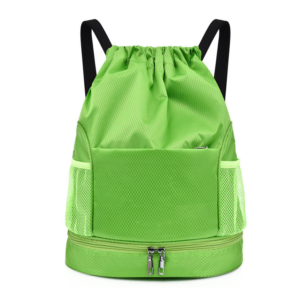 Drawstring Water Resistant Backpack Bag