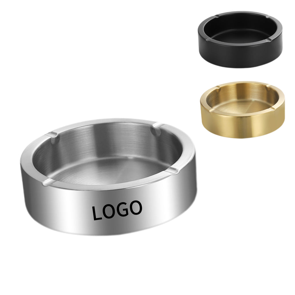 Thickened Stainless Steel Ashtray