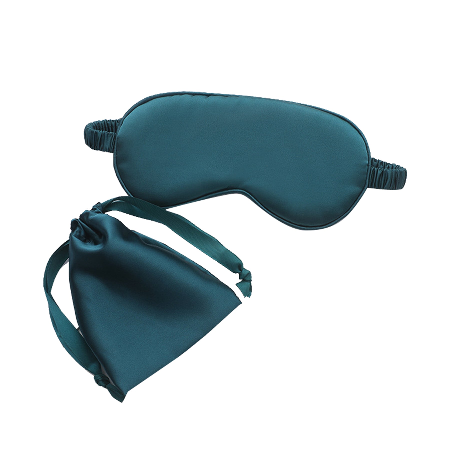 Imitation Silk Storage Eye Mask Cloth Bag Two-Piece Set