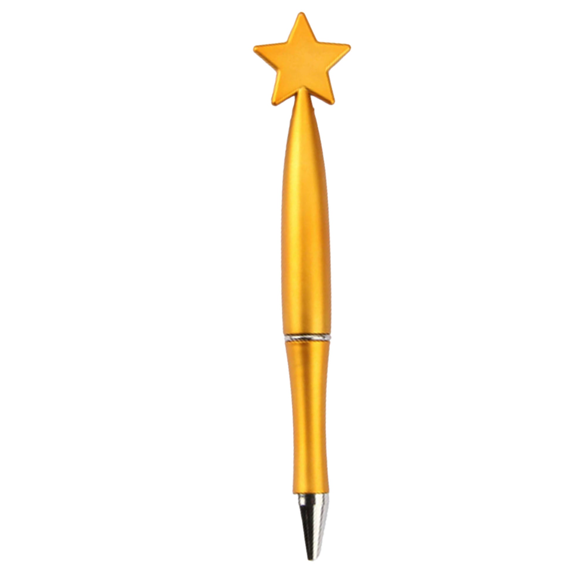 Plastic Star Shape Ballpoint Pen Black Ink Retractable Pen