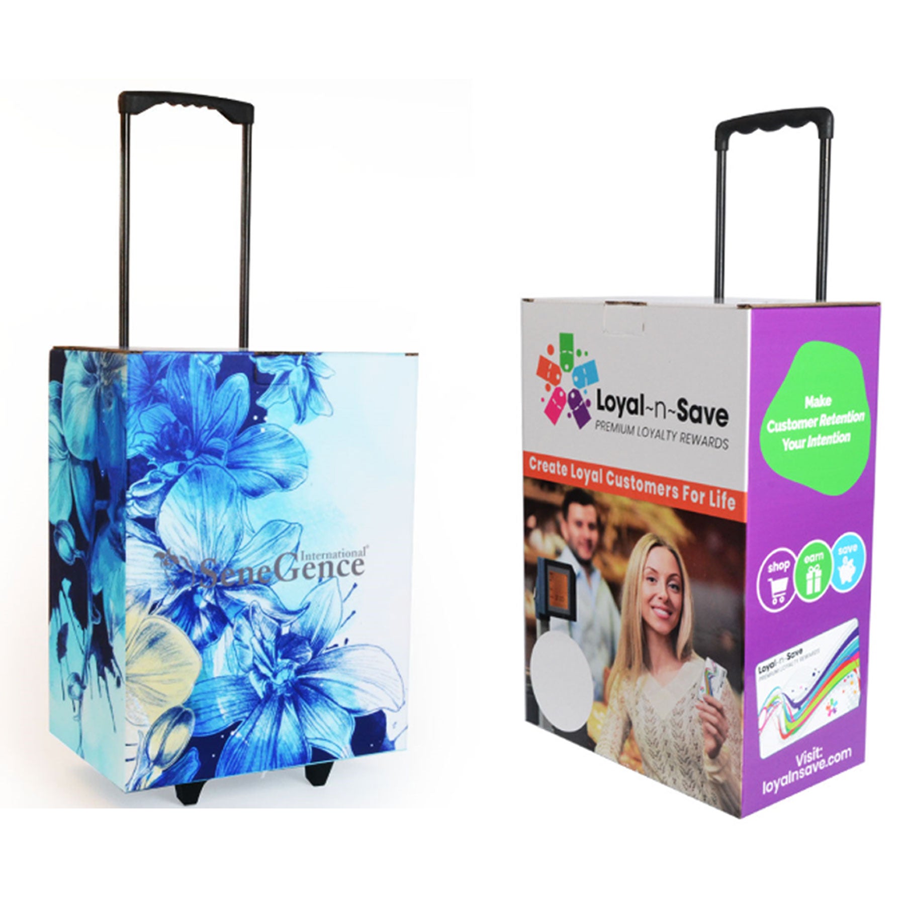 Custom Full Color Printing Exhibition EXPO Cardboard Trolley