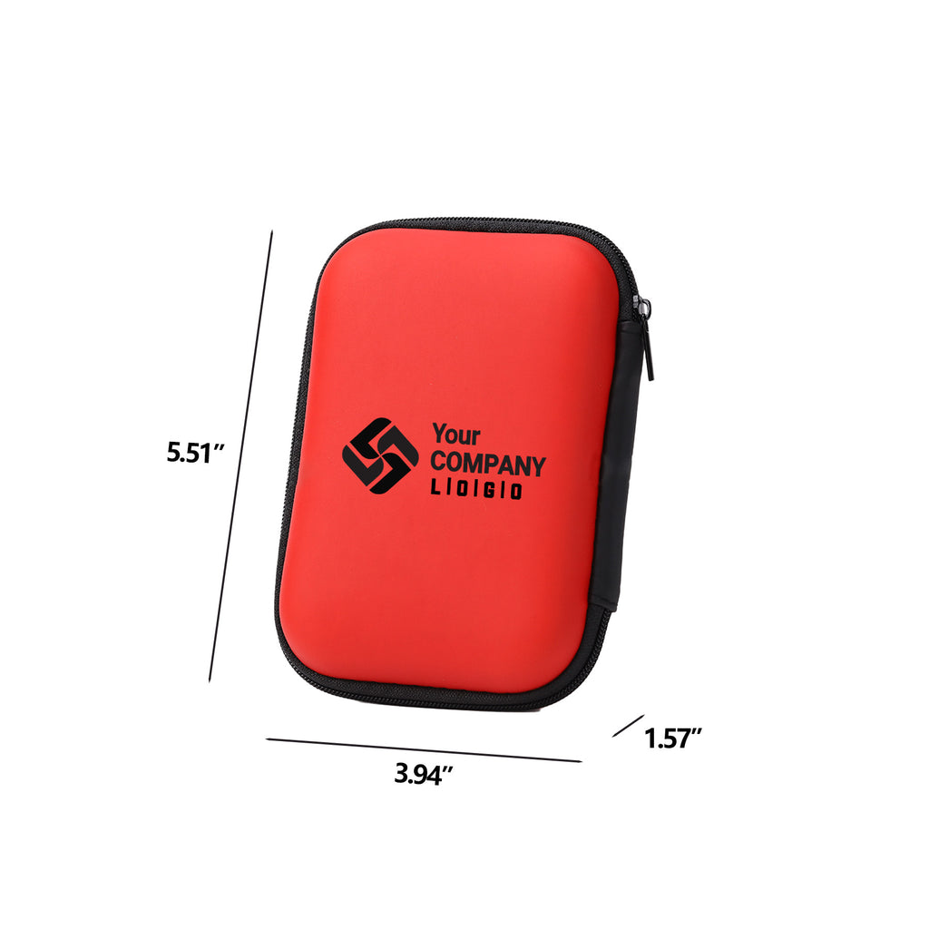 Zipper Style Hard Earphone Case