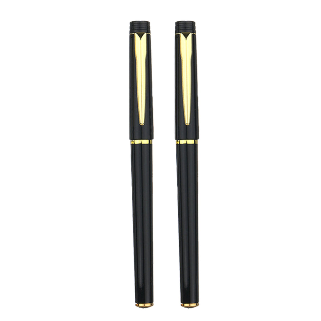 Black Ink 0.5 MM ABS Ballpoint Pen with Metal Clip