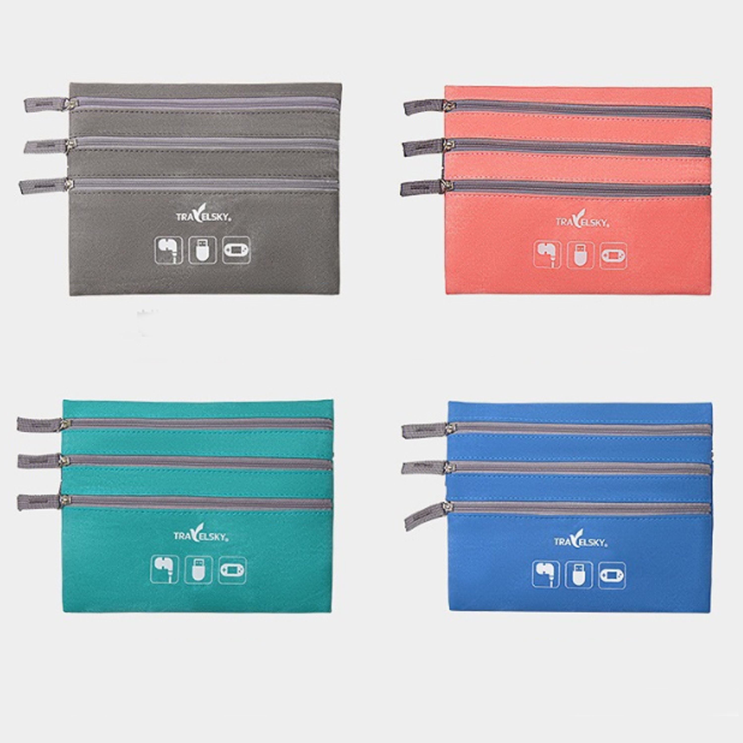 Pu Leather Waterproof Portable Data Package