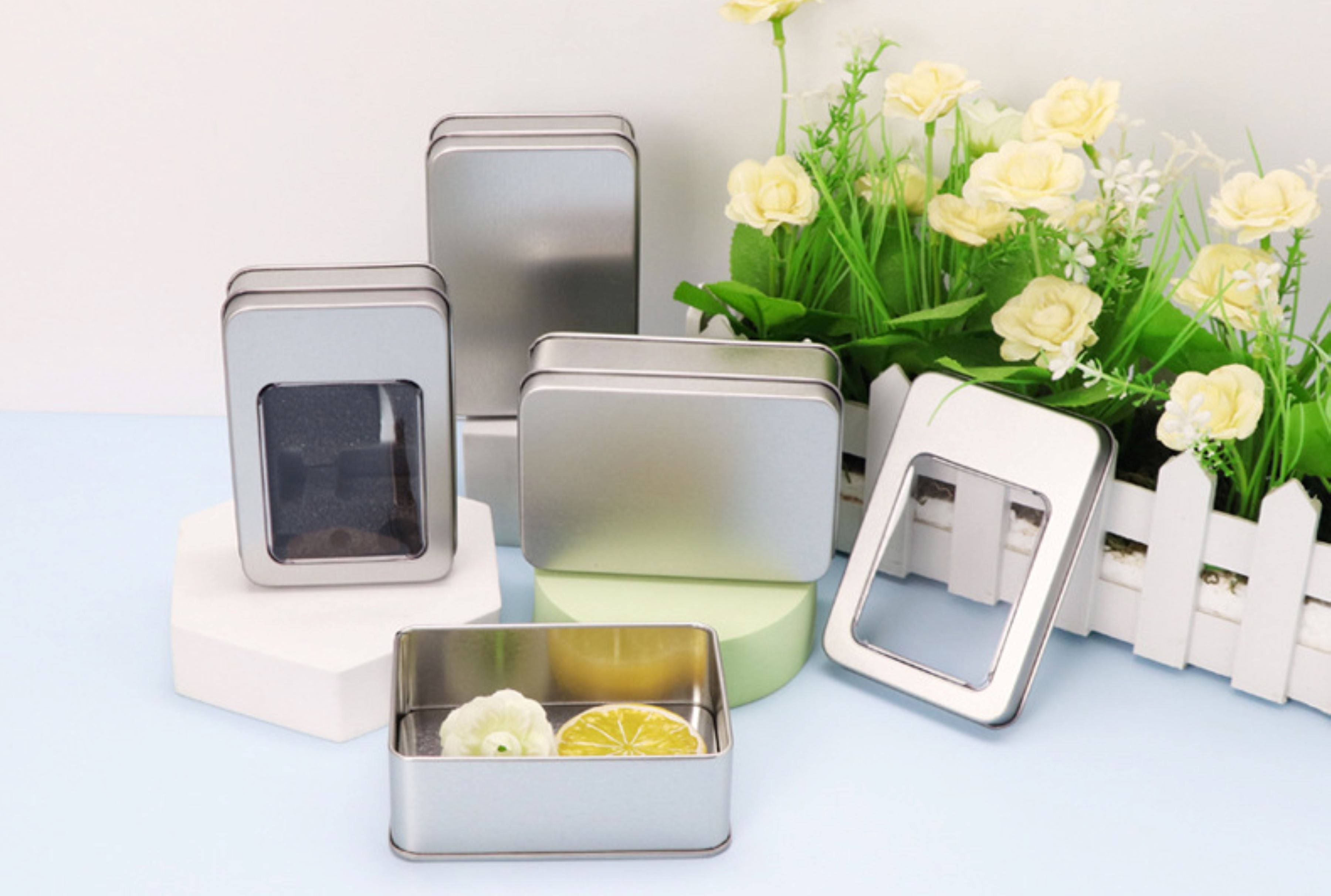 Rectangular Tinplate Storage Box