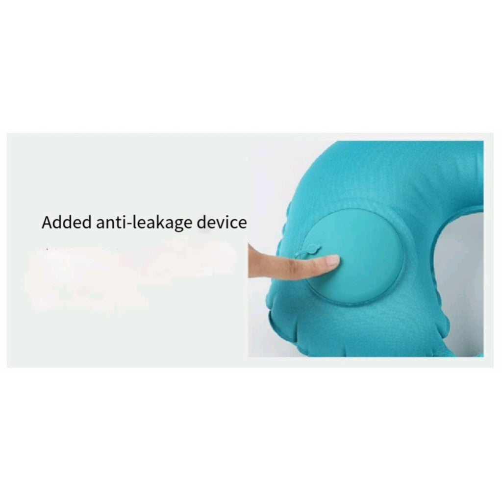 Push Inflate U Shaped Neck Pillow