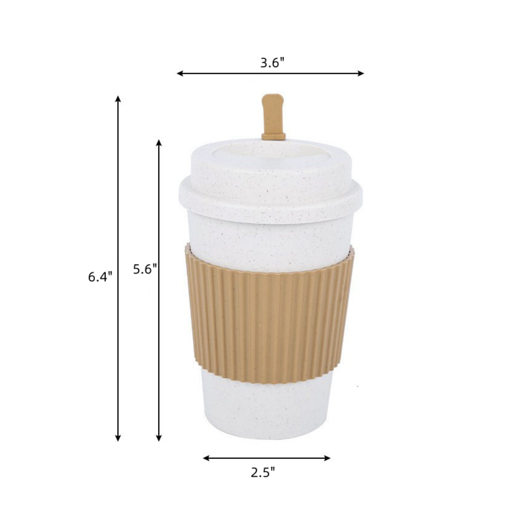 16Oz Wheat Straw Coffee Cups