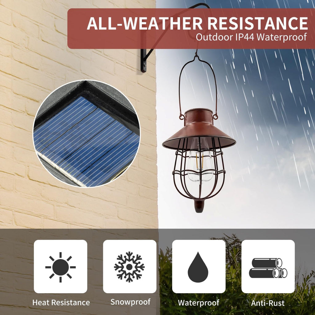 Solar-powered Outdoor Chandelier