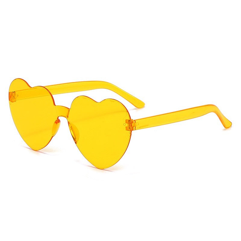 Colorful Heart Shaped Sunglasses