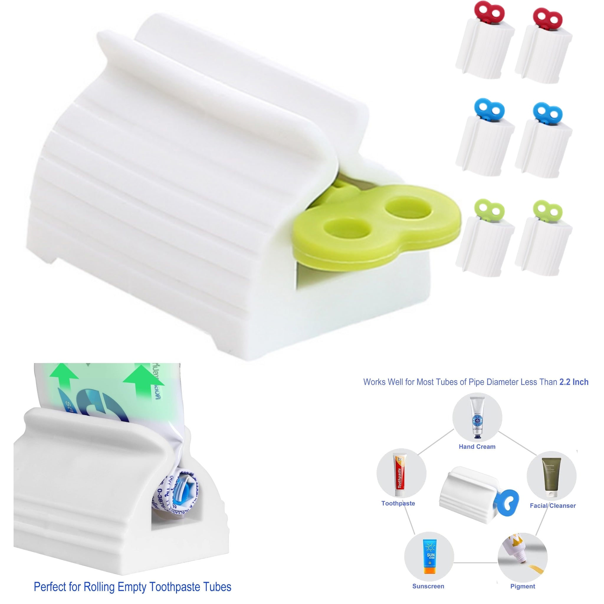 6 Pcs Toothpaste Tube Squeezers