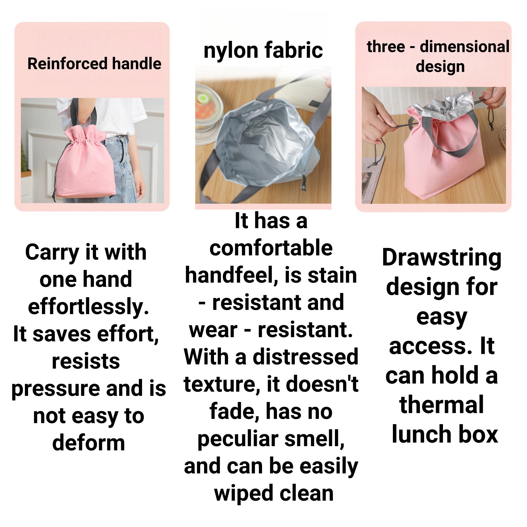 Portable Large - capacity Handbag