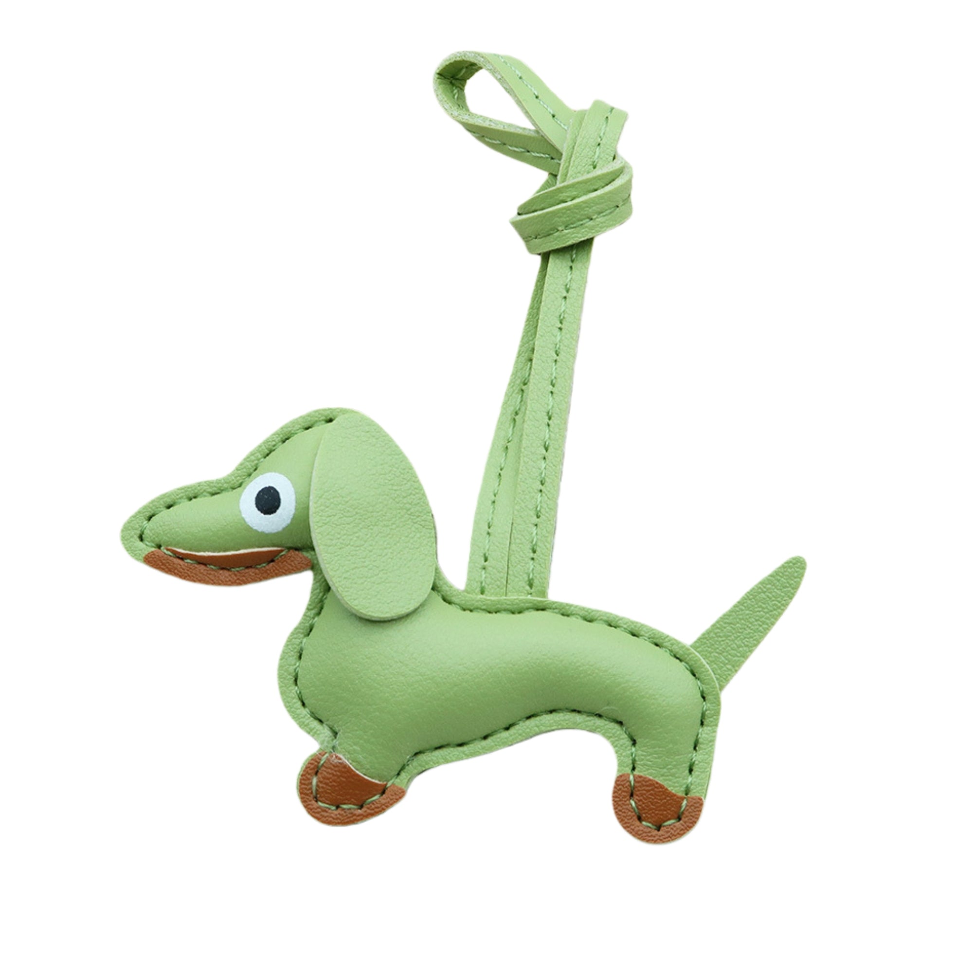 Cartoon Leather Puppy Bag Charm