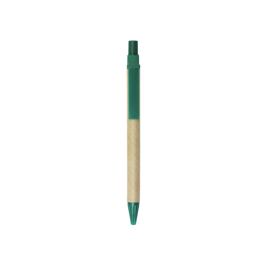 Eco-Friendly Kraft Paper Barrel Pen-Retractable Ballpoint