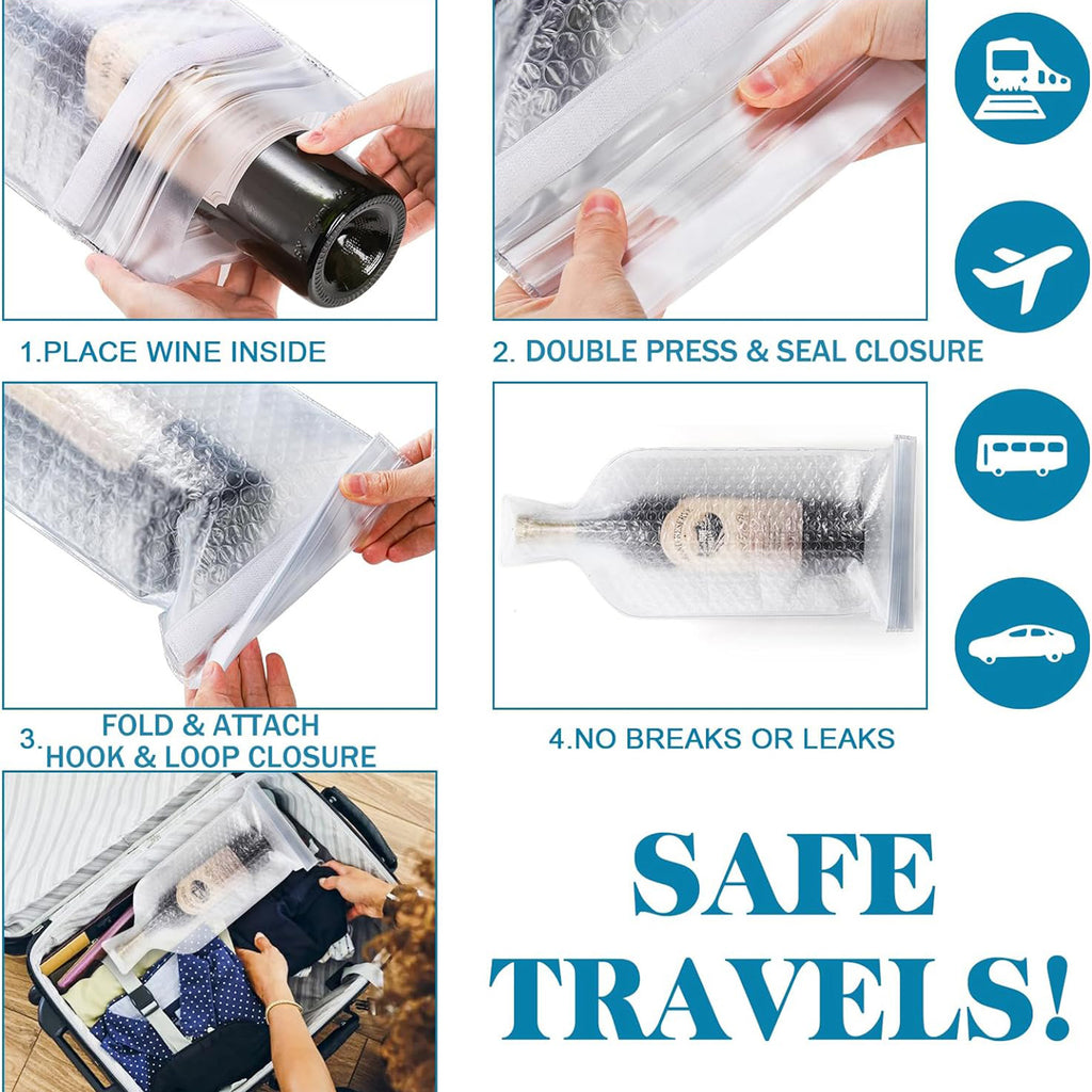 Bottle Shield Wine Protector Travel Bag