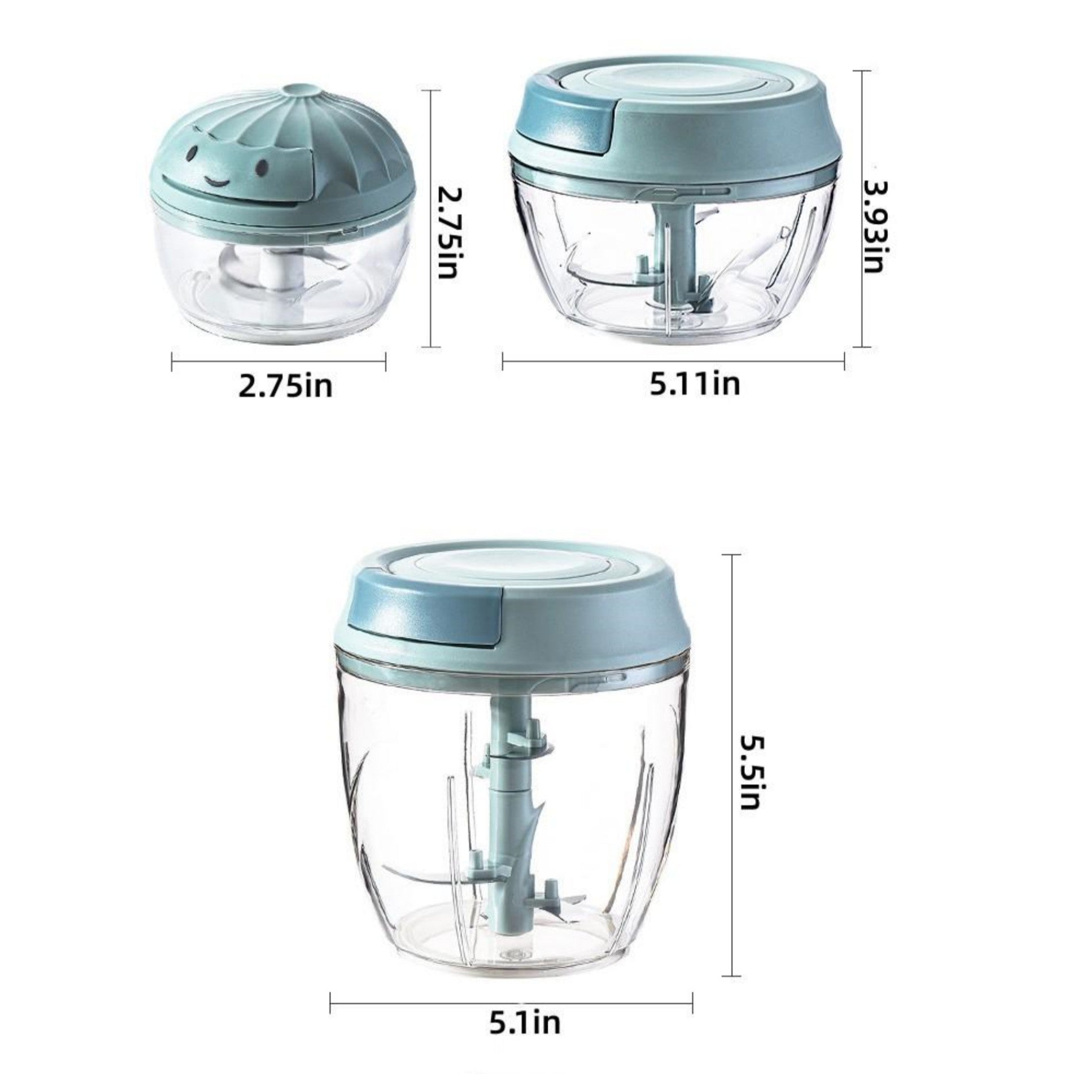 Household Portable Manual Food And Vegetable Chopper