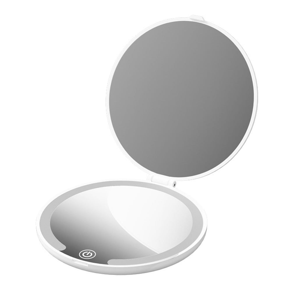 Portable Folding LED Makeup Mirror