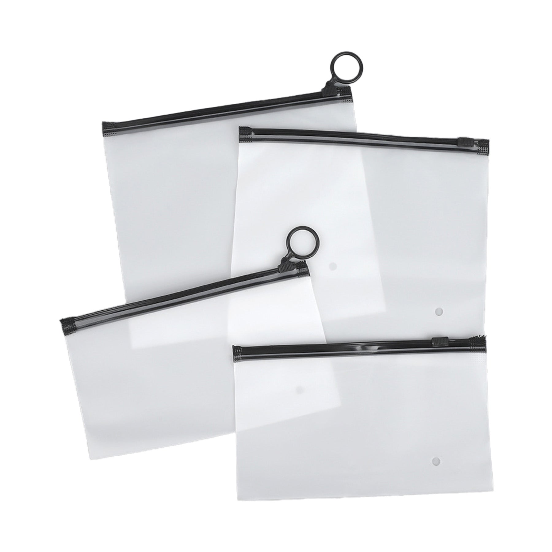 Transparent Resealable Pull-Tab Bag