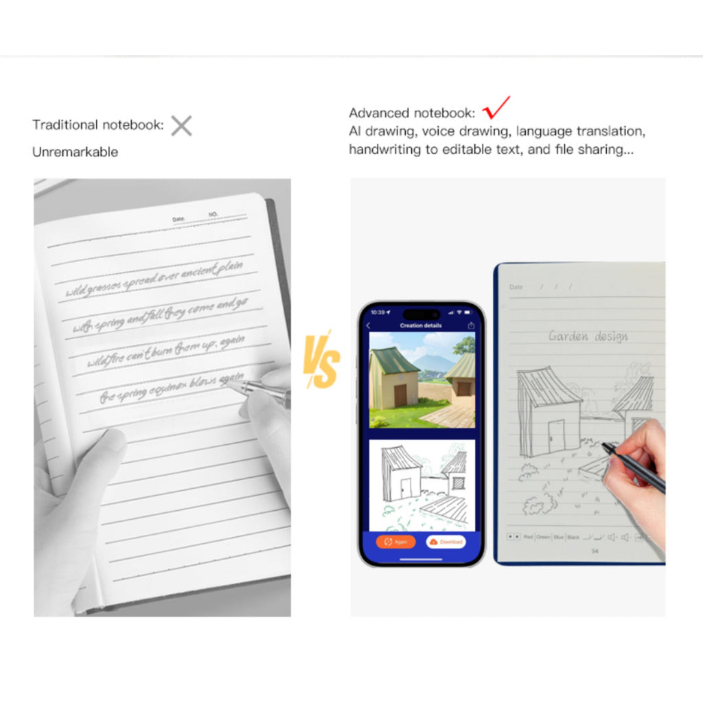 Smart Paper Screen Synchronized Notebook