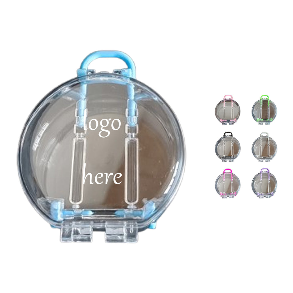 Transparent Round Suitcase-shaped Case