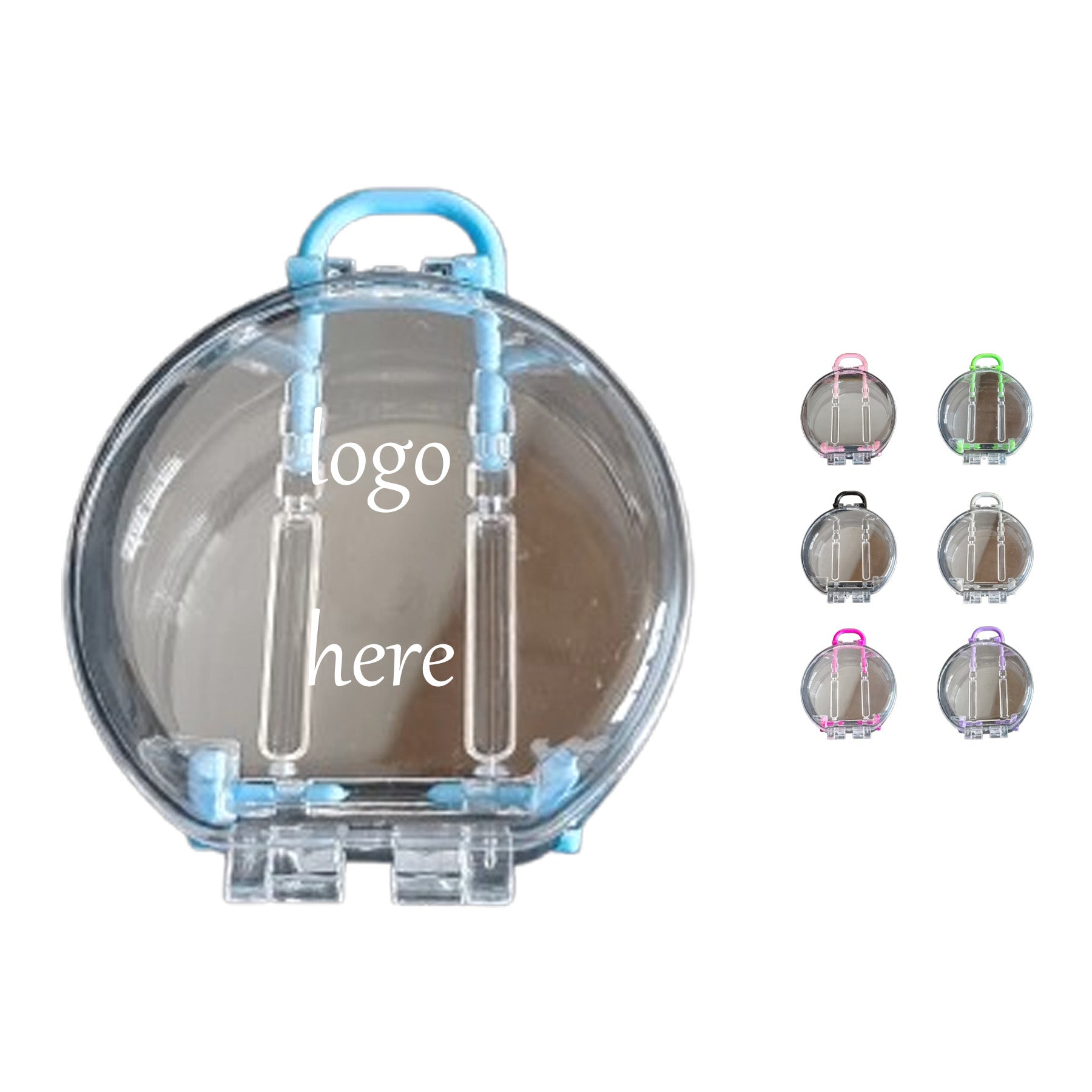 Transparent Round Suitcase-shaped Case