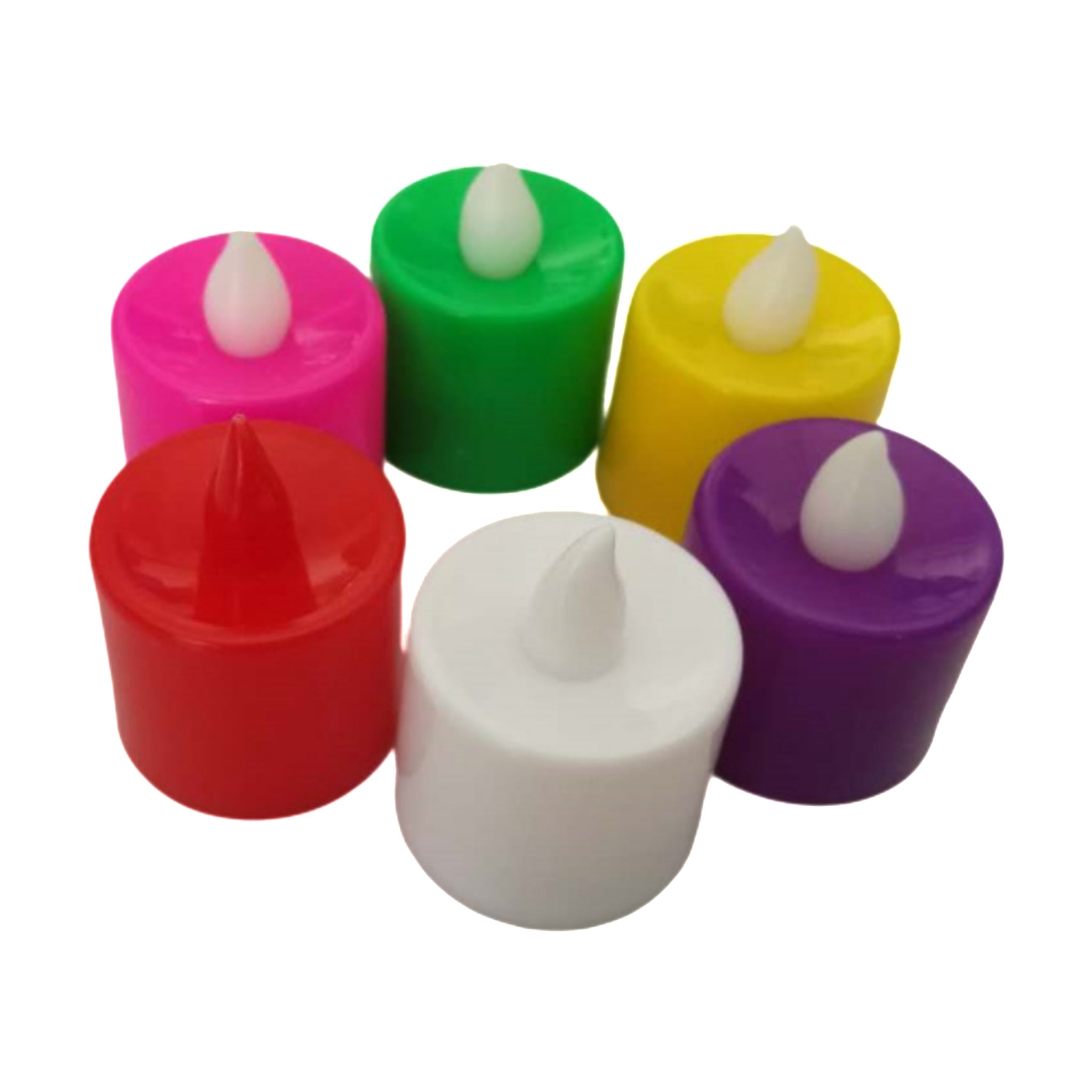Colorful Electronic Candle Light With Screw
