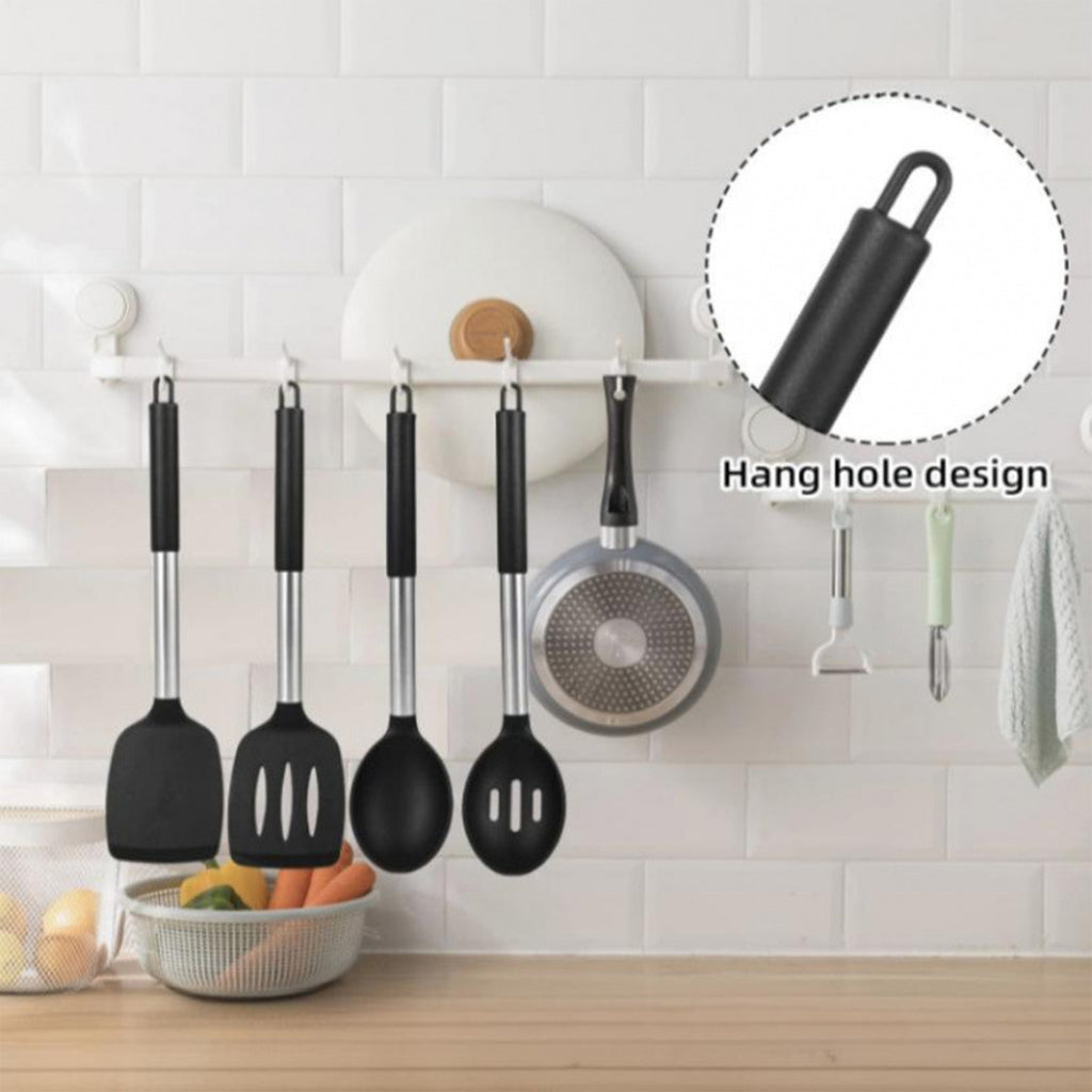 Pack of 2 Silicone Solid Turner/Kitchen Spatulas