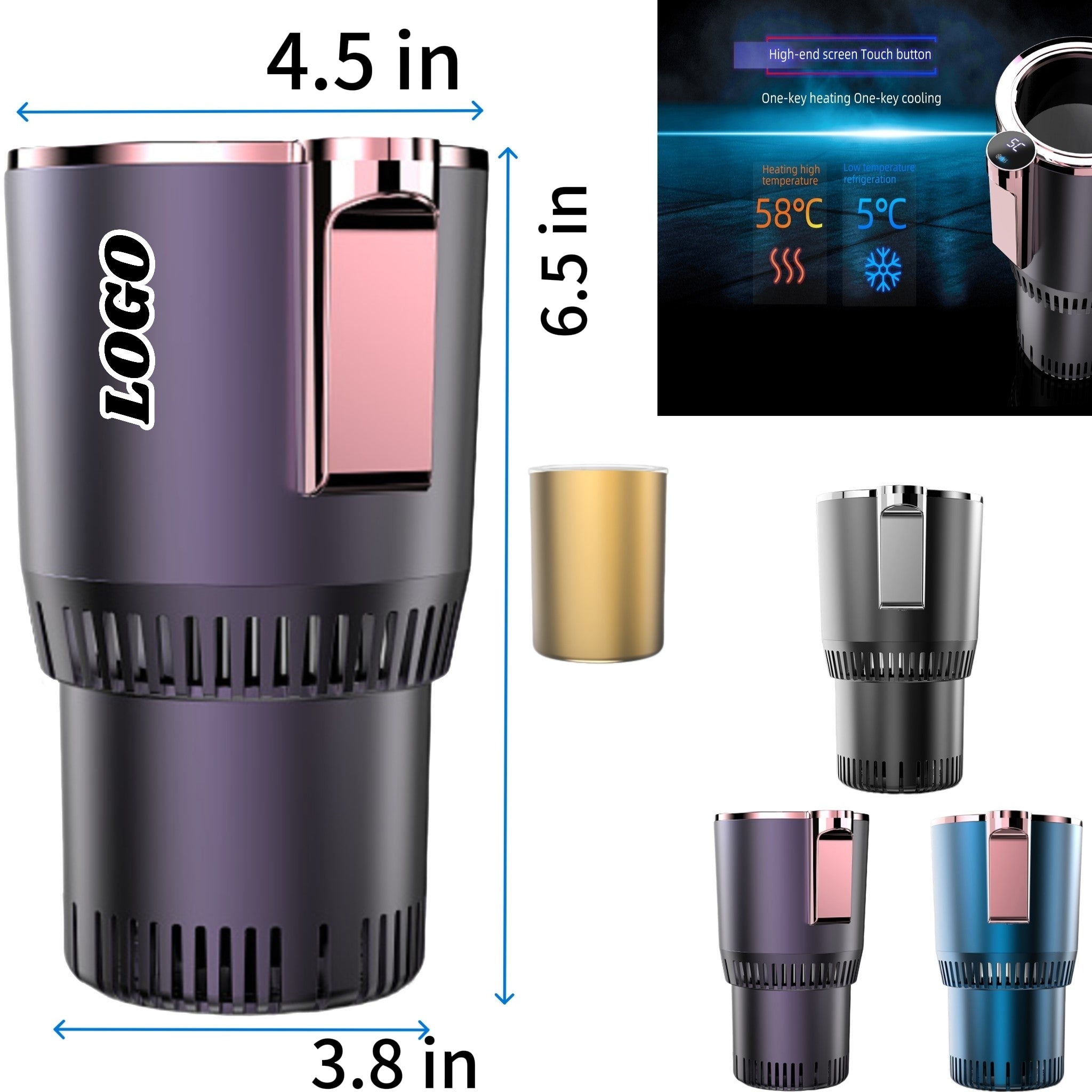 Intelligent Car Mounted Hot Cold Cup