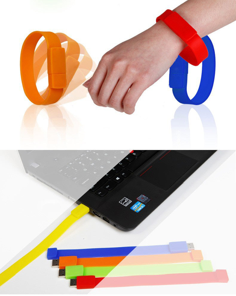 Silicone Wristband Usb Drive Bracelet