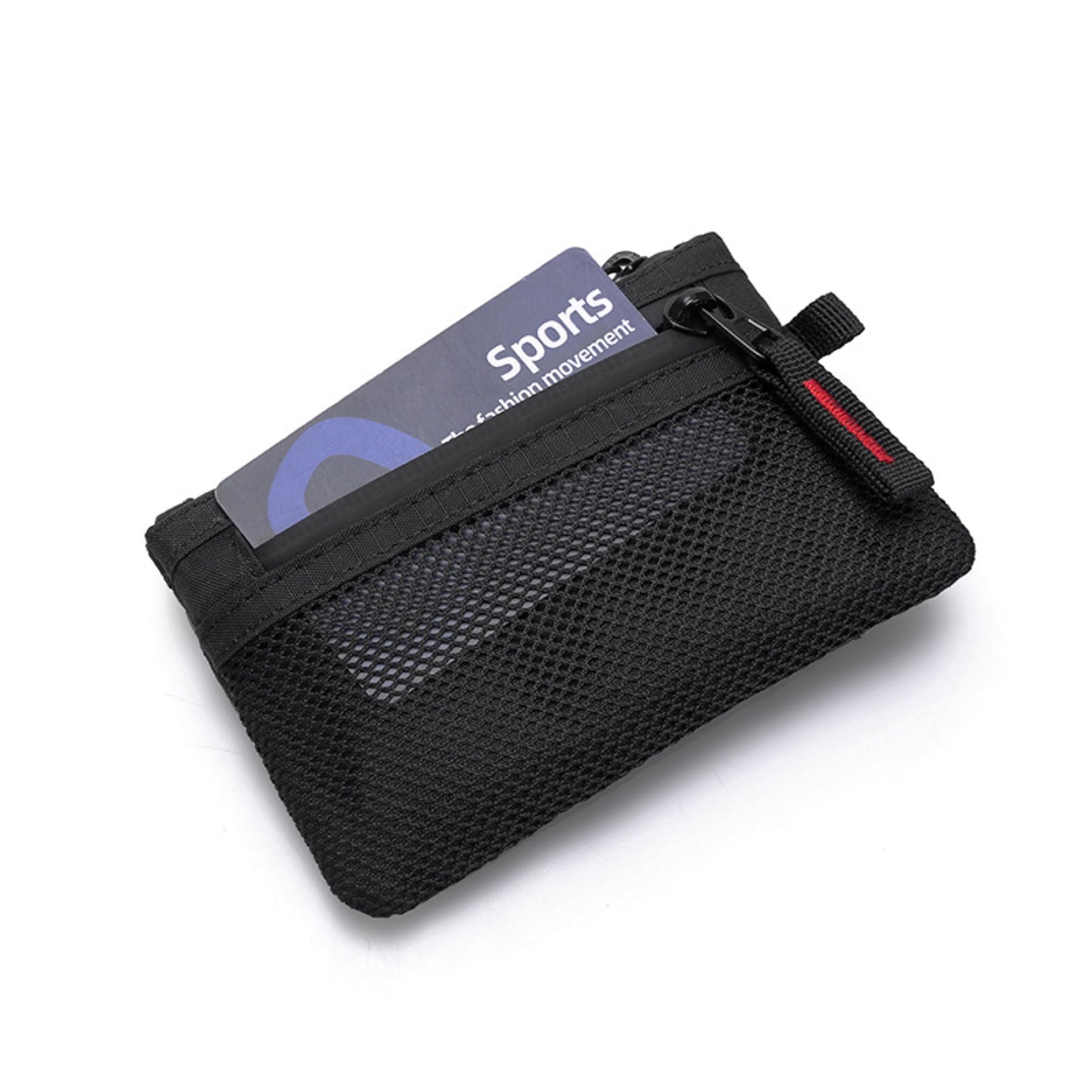 Anti - Theft Card - carrying Coin Pouch with Keychain