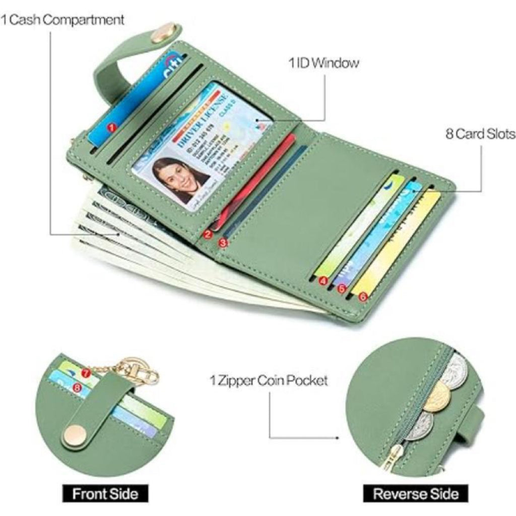 Bi-Fold PU Leather Wallet