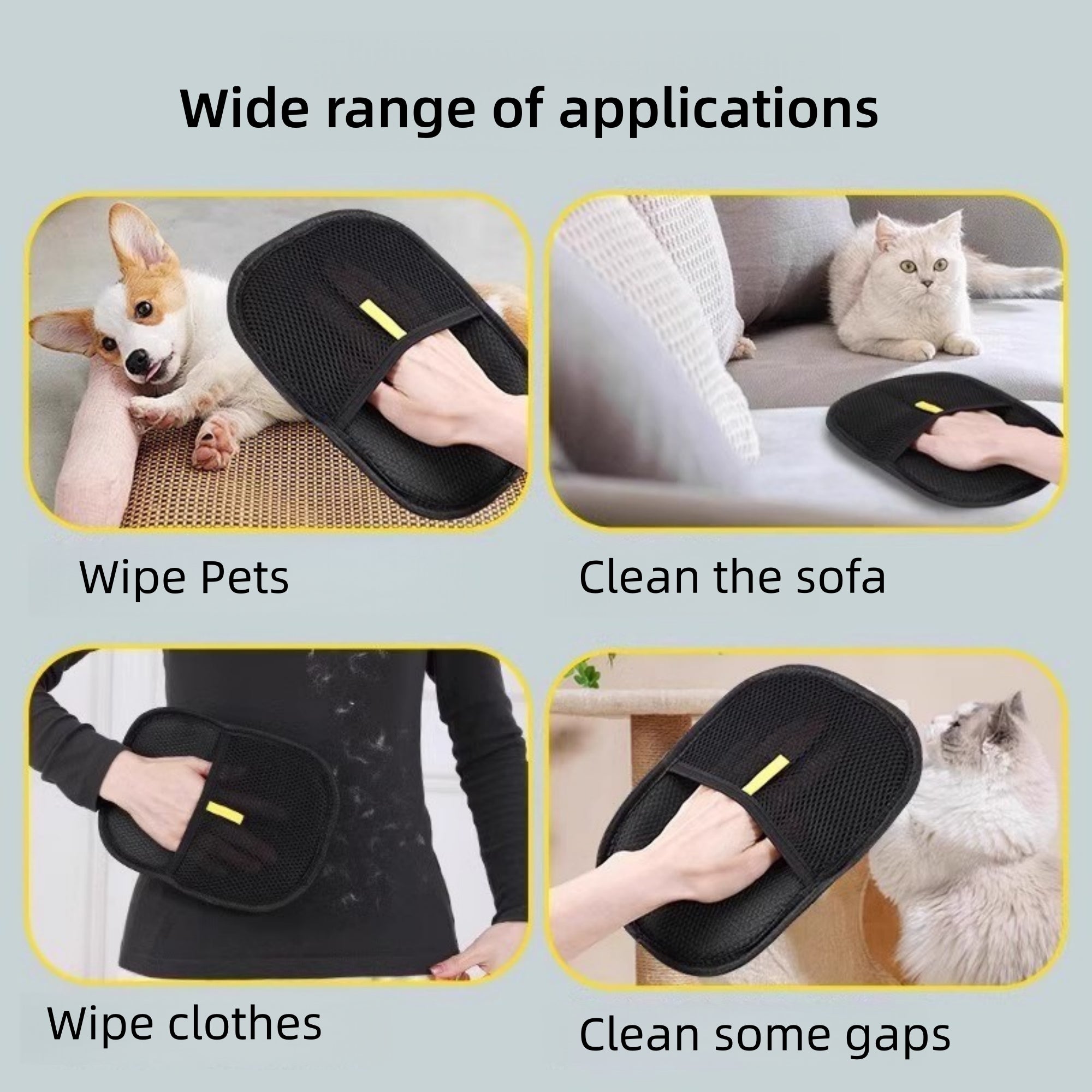 Pet Grooming Glove Deshedding Brush