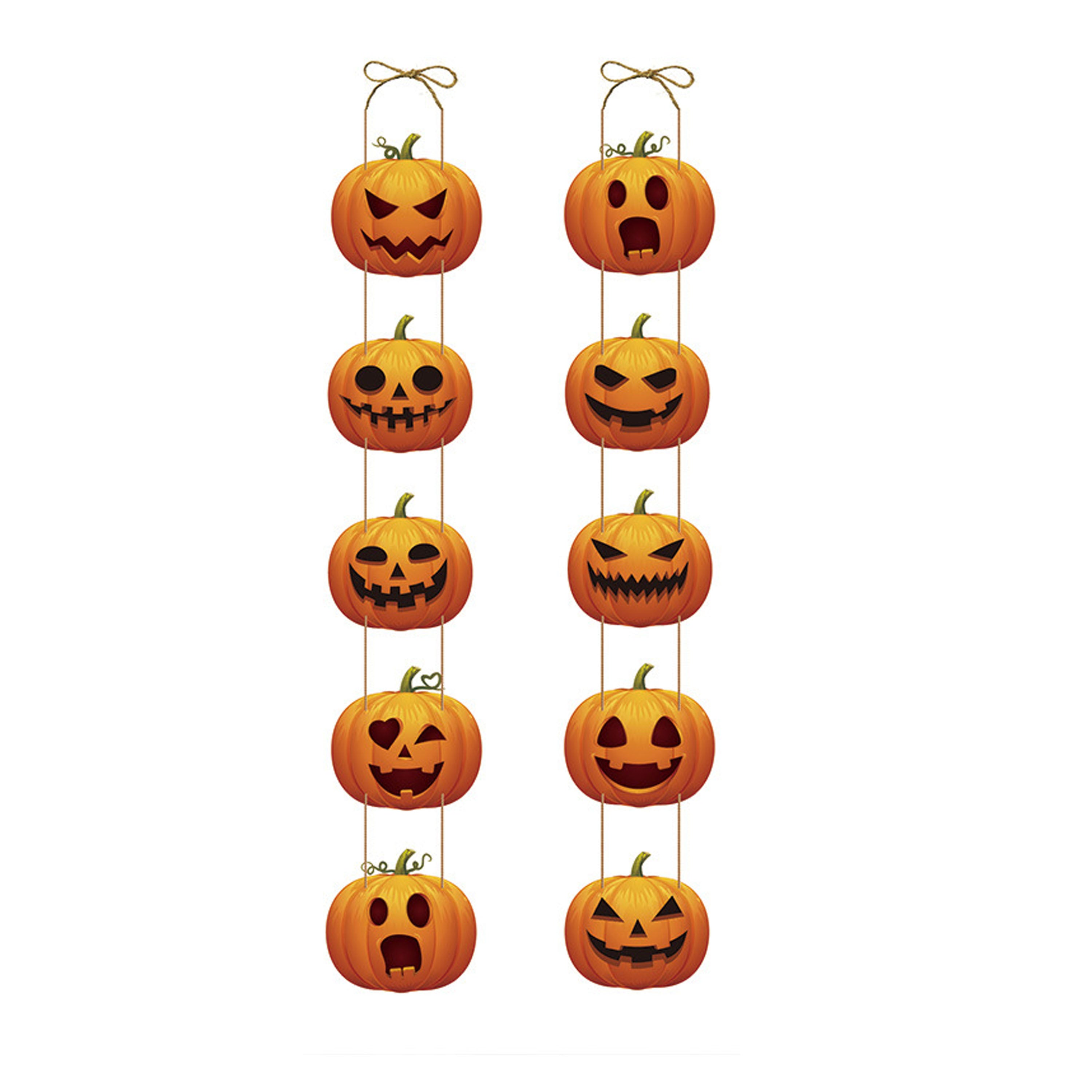 Halloween Ambiance Pumpkin Hanging Decoration