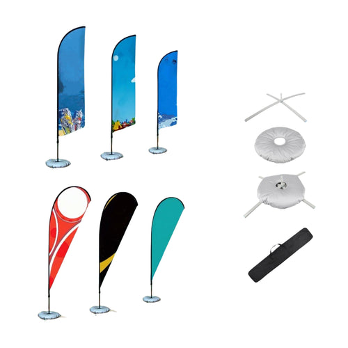 9ft Feather Flag Kit
