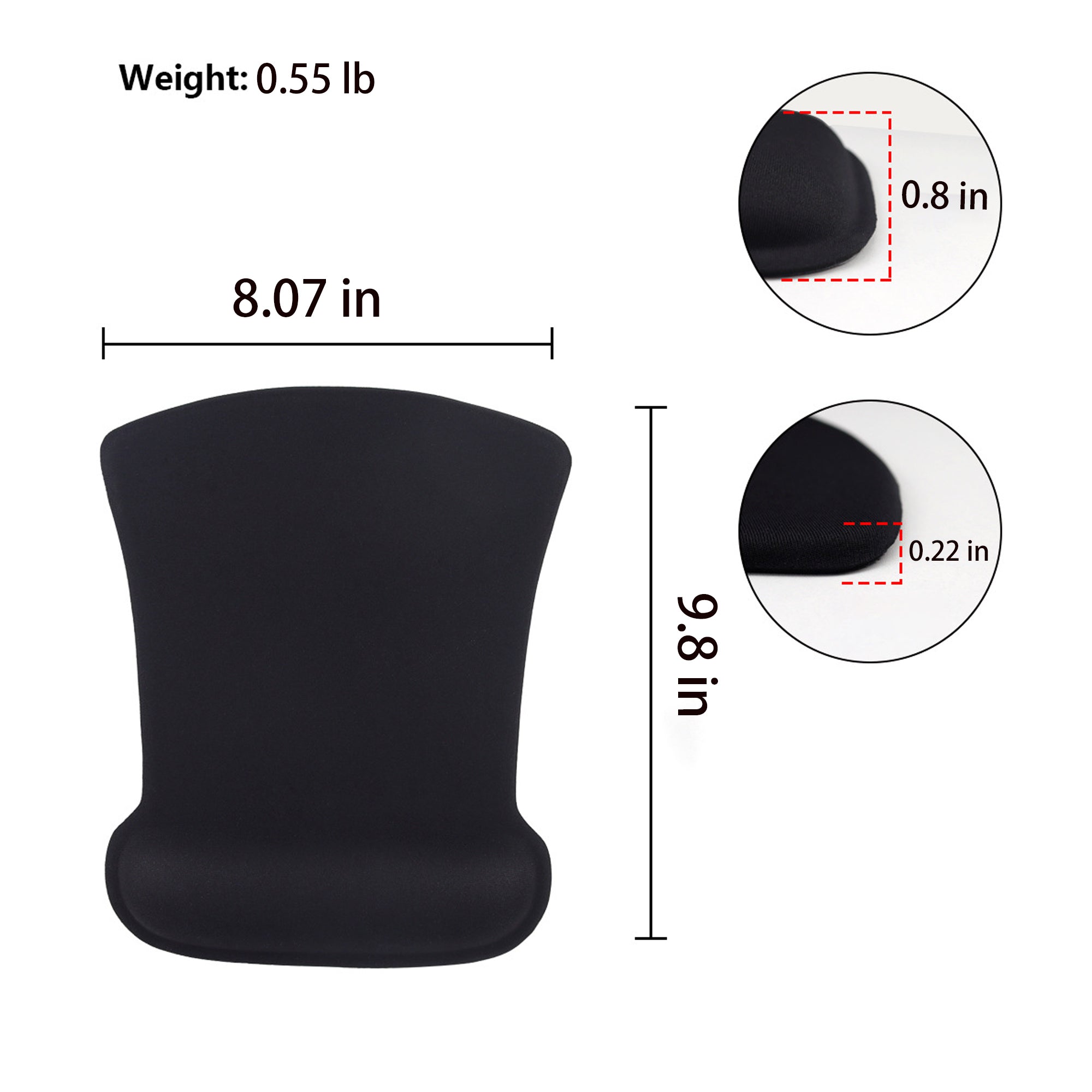 Custom Mouse Pads With Wrist Rest Support