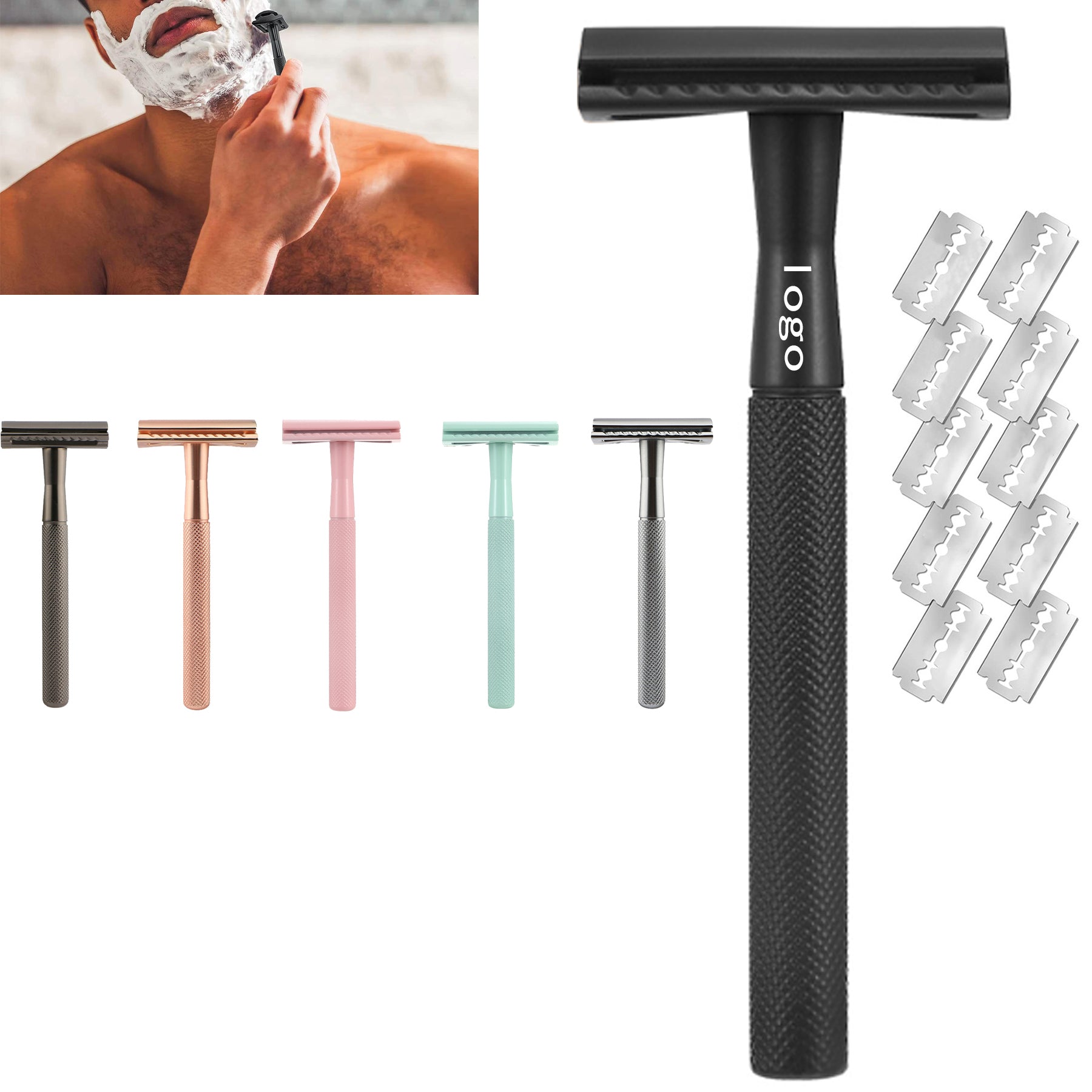 Stainless Steel Double Blade Razor