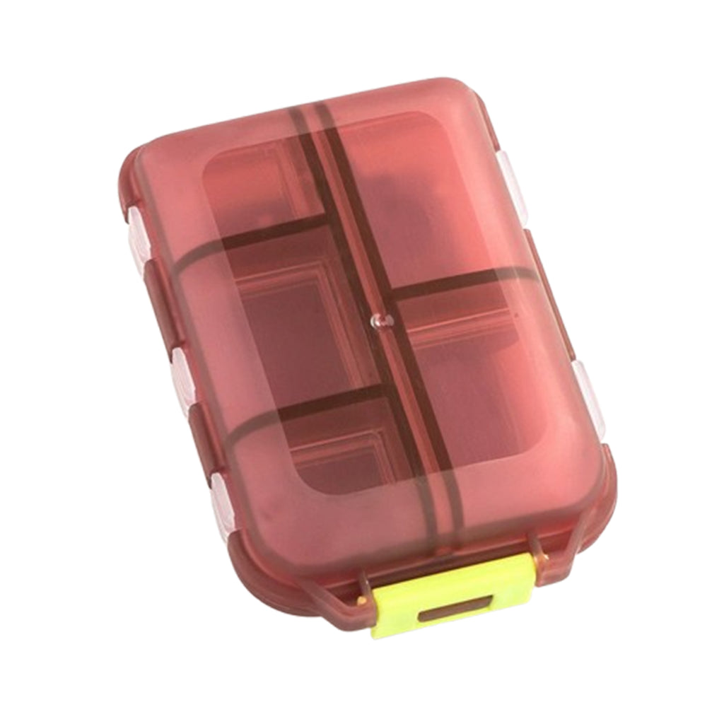 10 Compartments Travel Pill Organizer Box