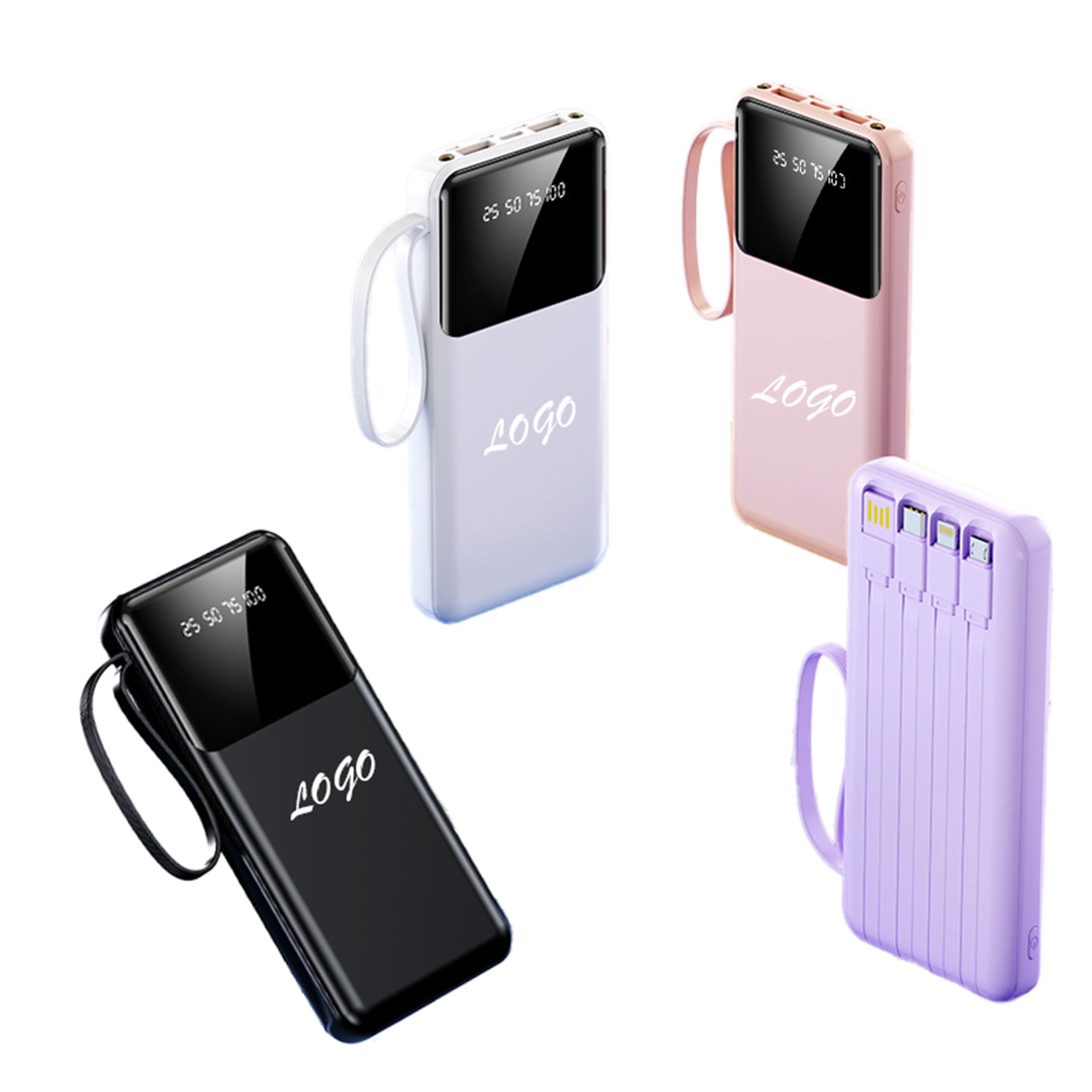 10W 10000Mah Multi-Port Fast Charging Power Bank