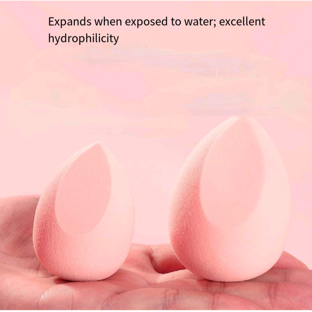 Non Absorbent Beauty Sponge Set Multi Shape Wet Dry Use