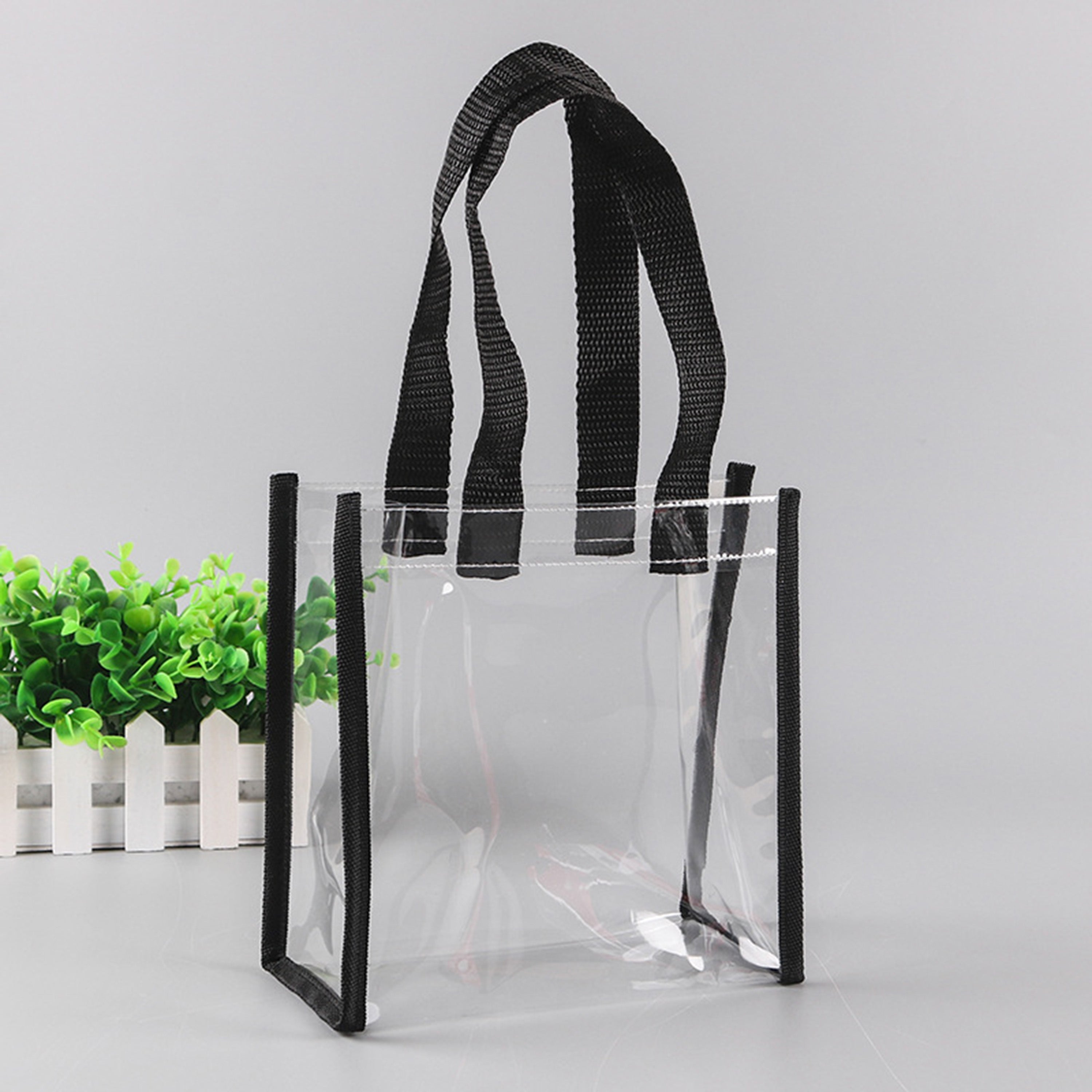 Modern Clear PVC Tote Bag