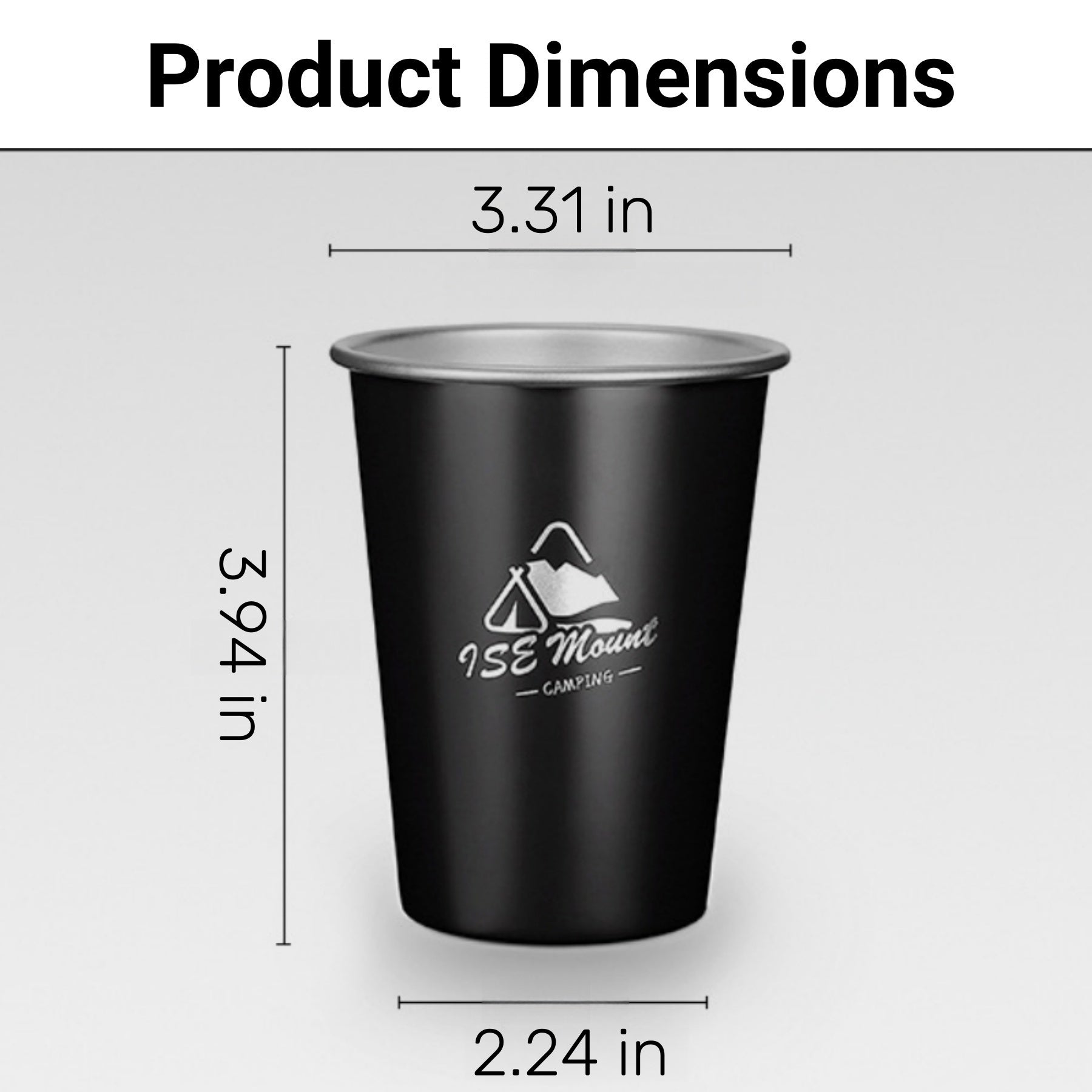 Outdoor 304 Stainless Steel Water Cup