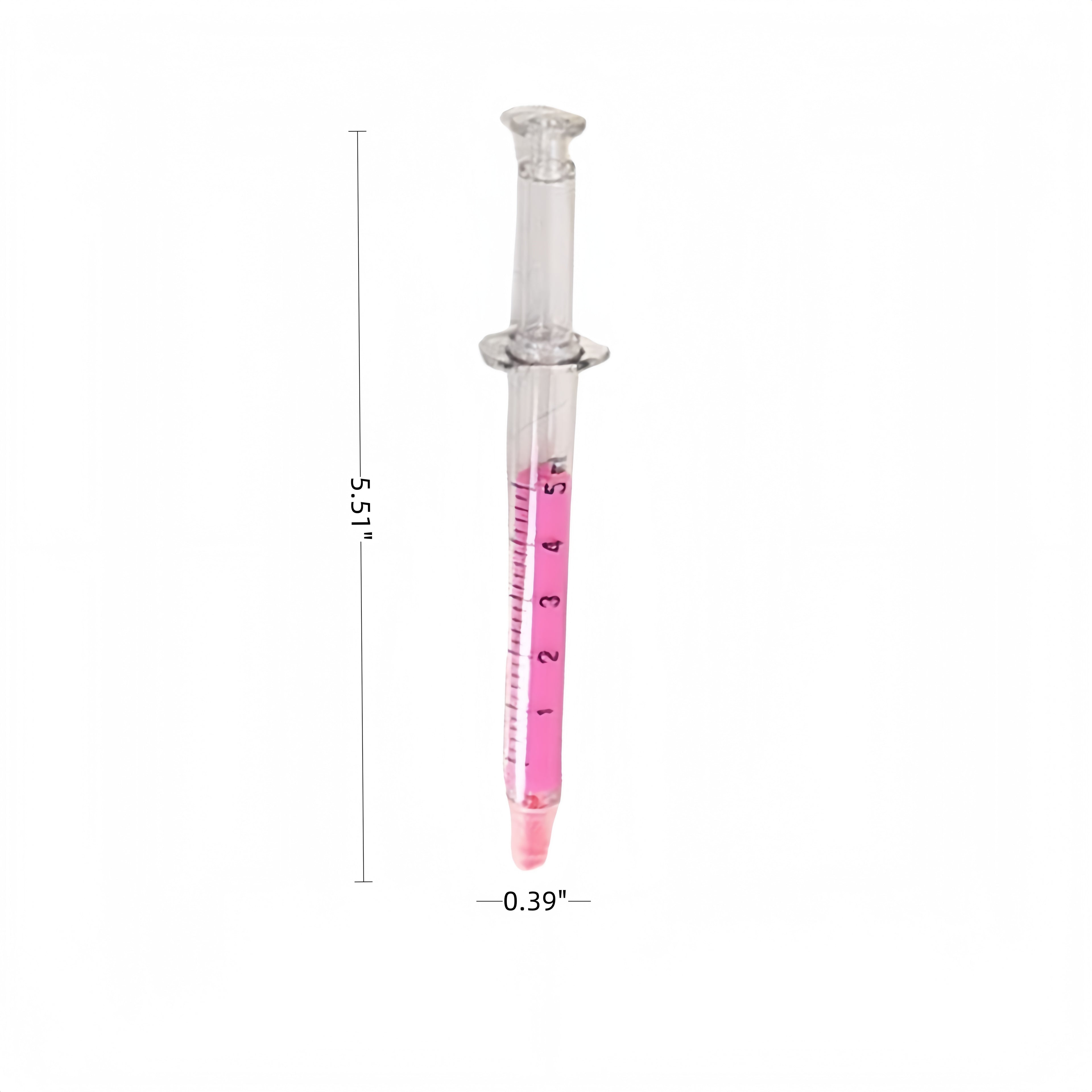 Colorful Graduated Syringe Shaped Highlighter