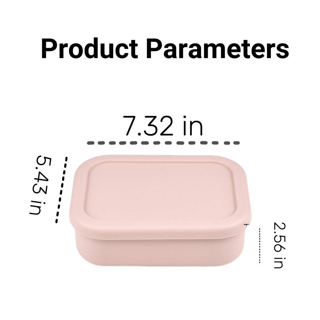 Portable Three-compartment Lunch Box
